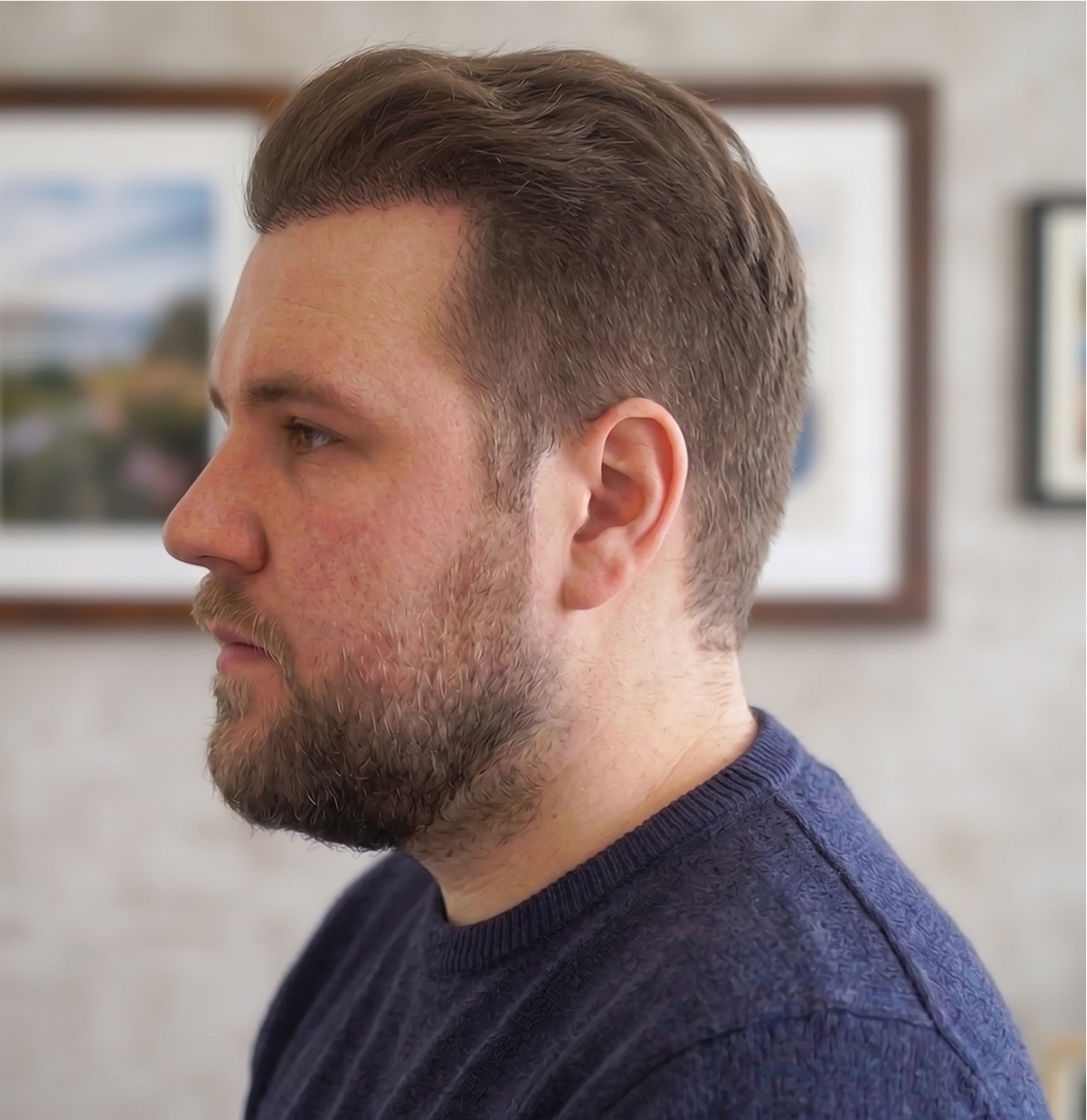Chuck — after, side profile