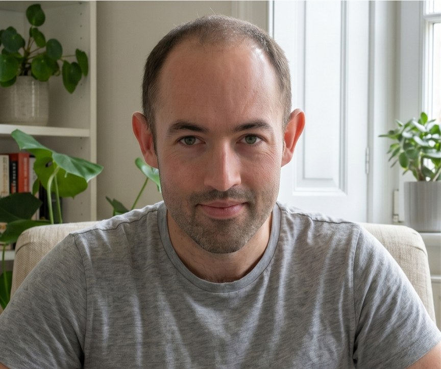 David — before, front