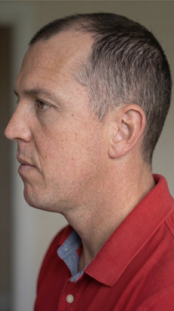 Peter — before, side profile